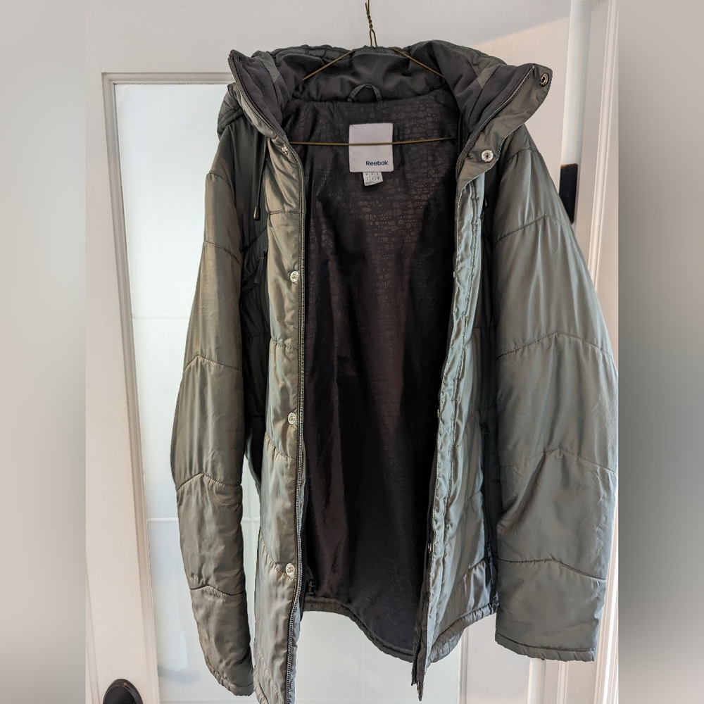 Reebok men's puffer coat